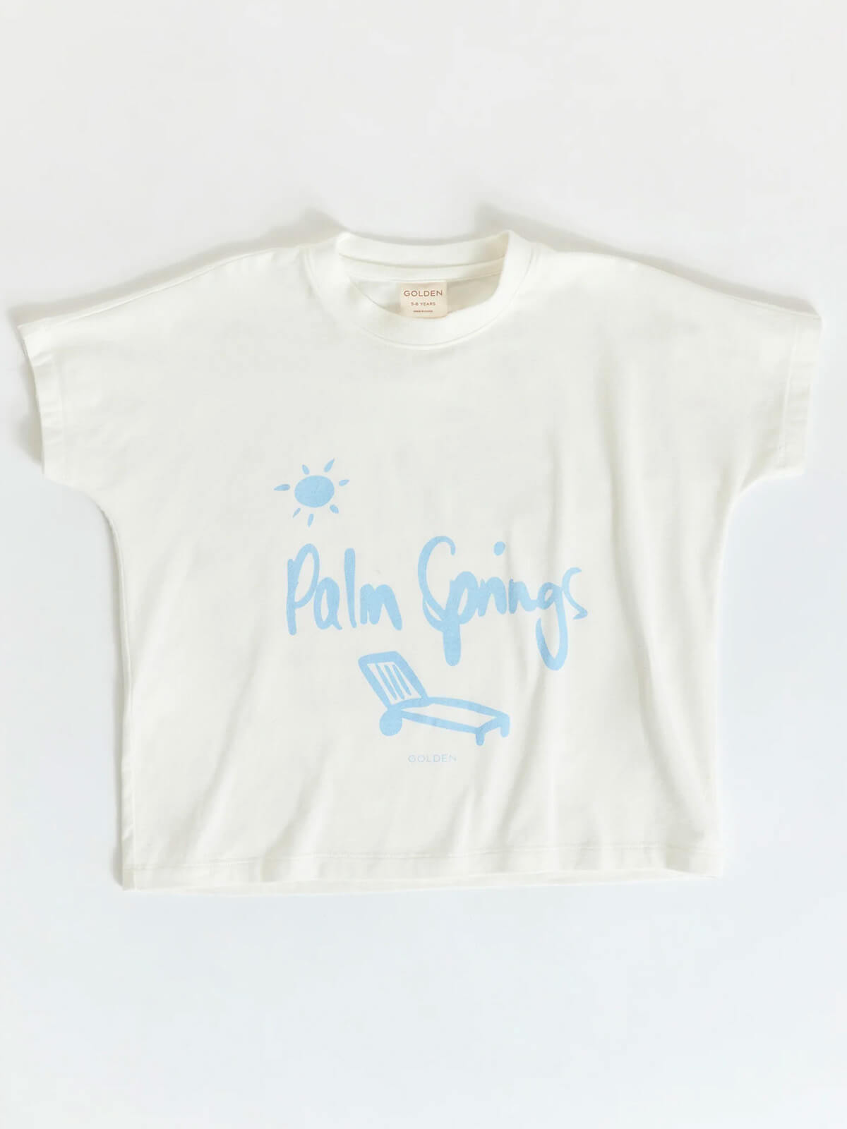 Palm Springs Tee - Natural White
