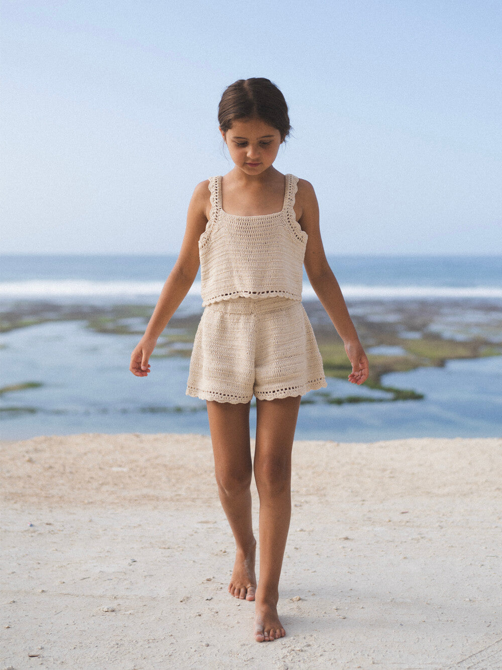Crochet Shorts - Ecru