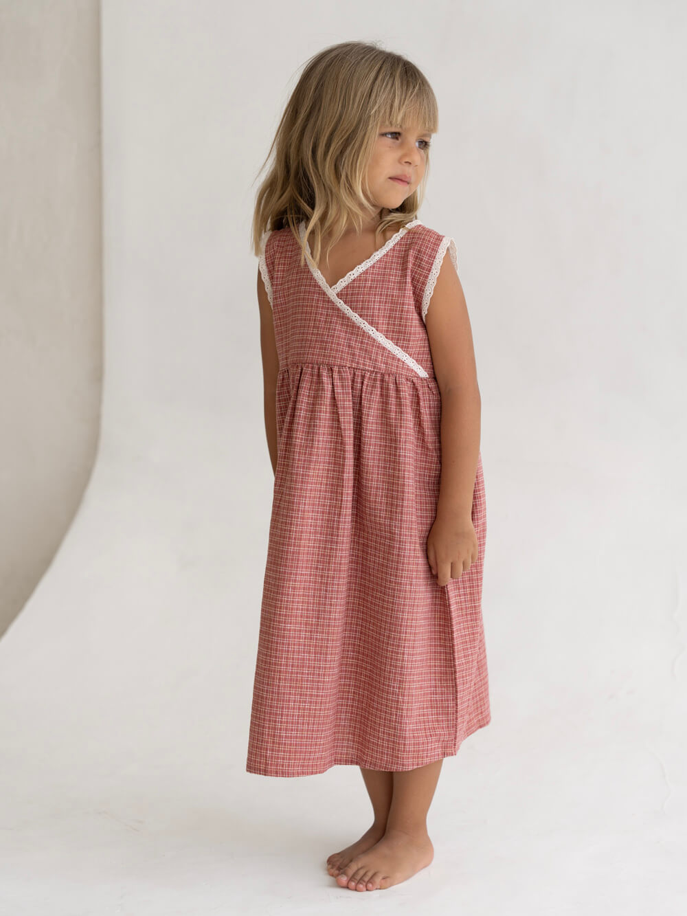 Eden Dress - Red Plaid