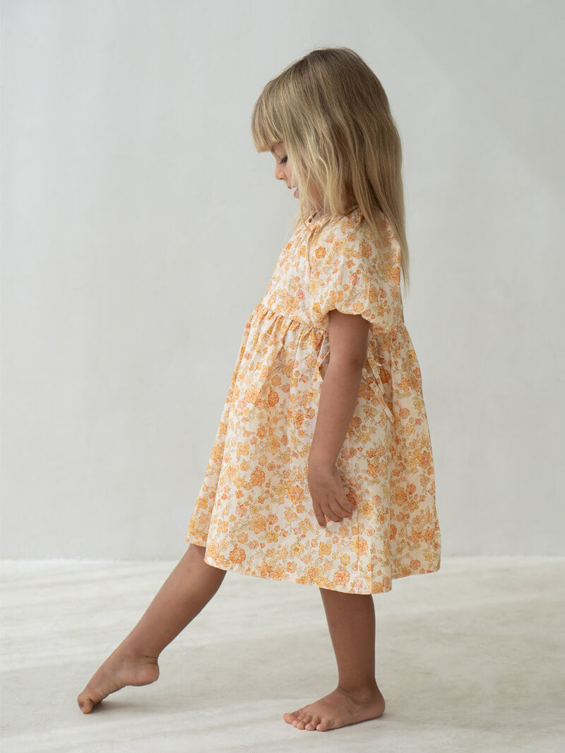 Florence Dress - Buttercup Print