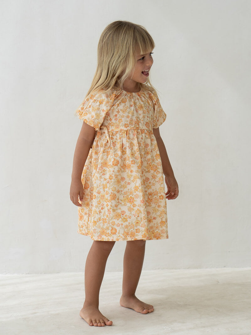 Florence Dress - Buttercup Print