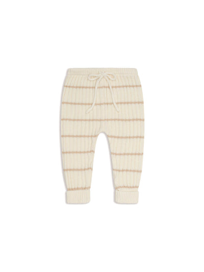 Joey Knit Pants - Sand Stripe