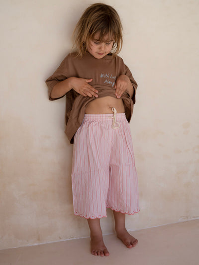 Fleur Pants - Pink Stripe