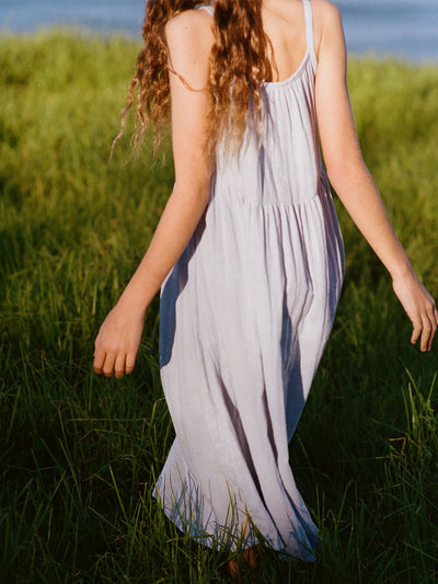 Darcy Dress - Pale Indigo