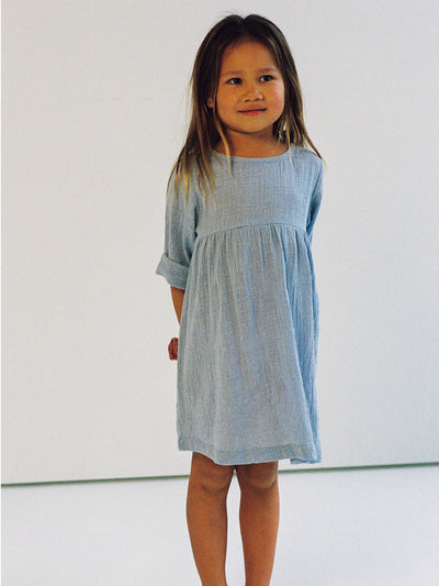 Koa Dress - Pale Indigo