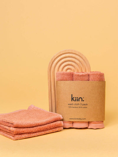 Wash Cloth 3 Pack - Blush