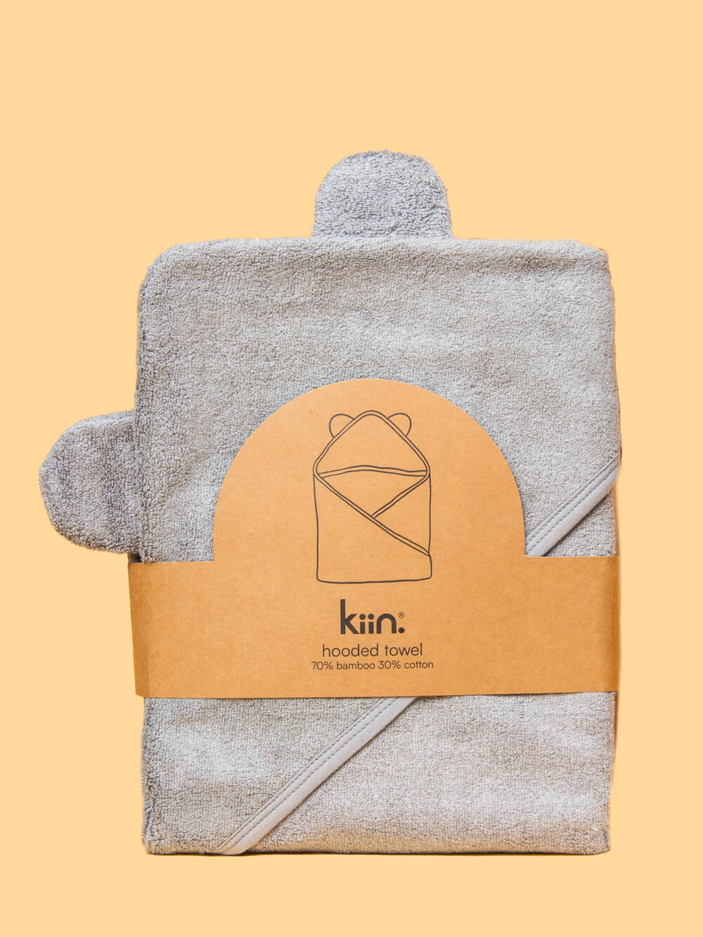 Hooded Towel - Dusky Blue