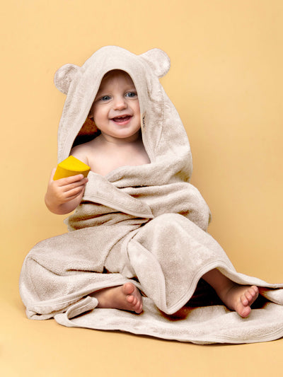 Hooded Towel - Ivory