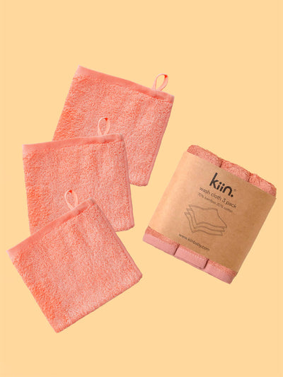 Wash Cloth 3 Pack - Blush