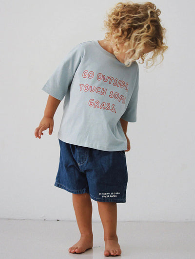 Grass Tee - Sky Blue