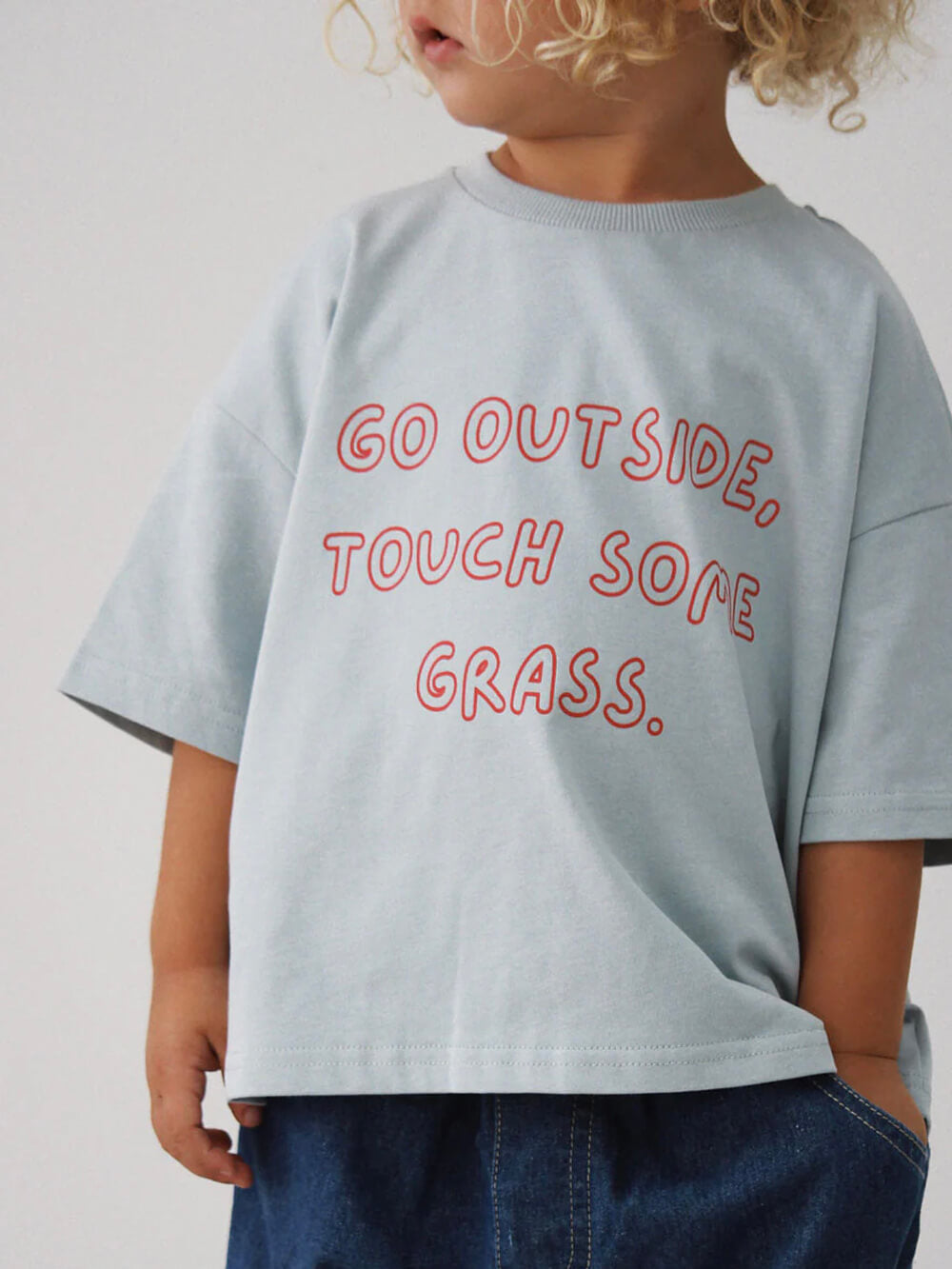 Grass Tee - Sky Blue