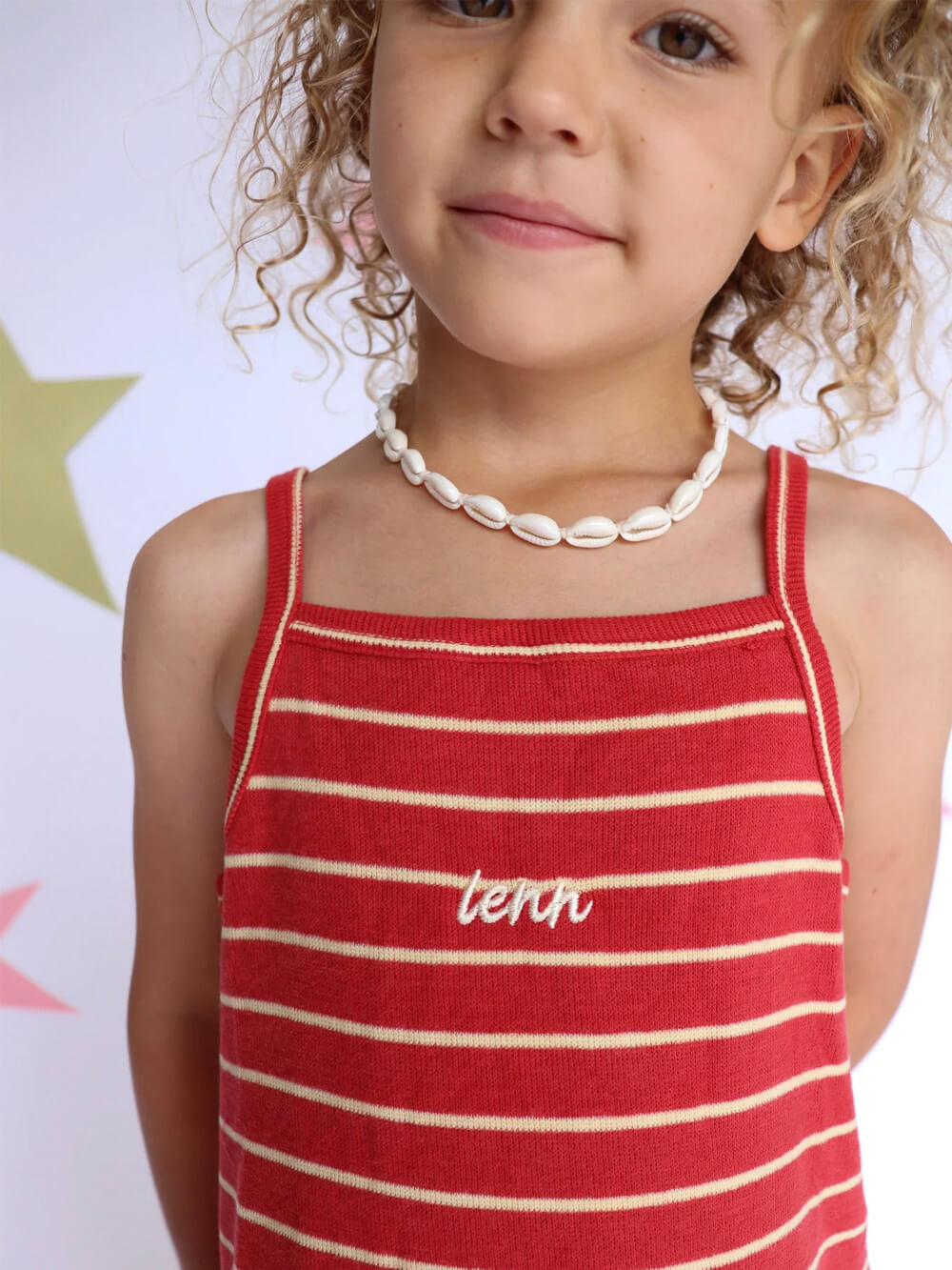 Outdoors Dress - Fiery Stripe