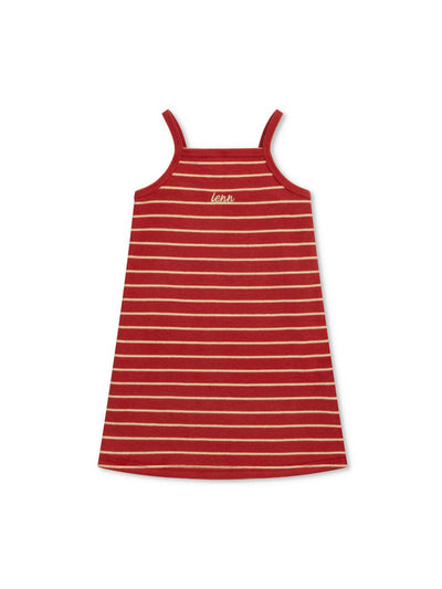 Outdoors Dress - Fiery Stripe
