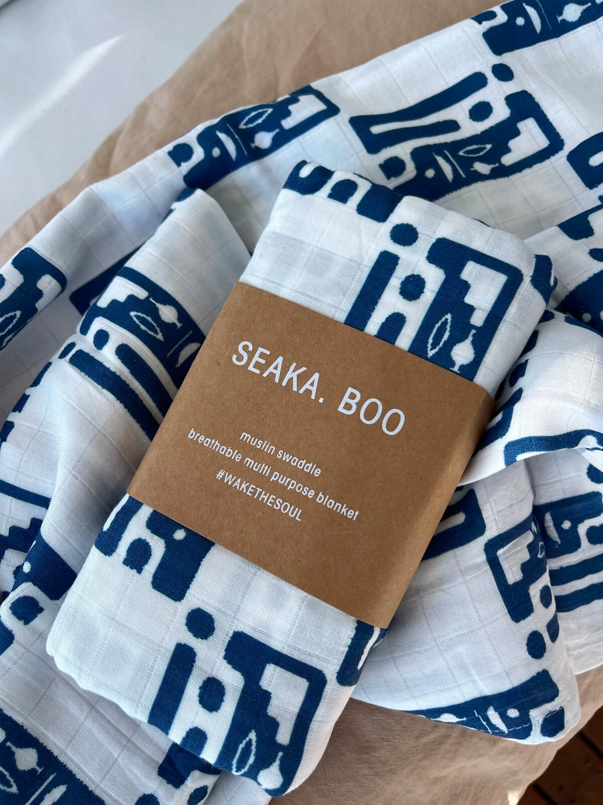 Bamboo/Cotton Swaddle - Yumi