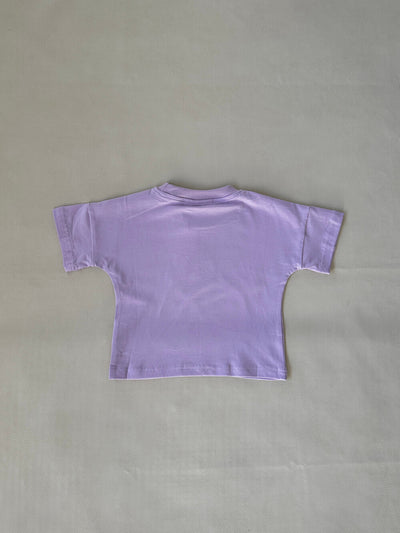 Apple Relaxed Tee - Lilac