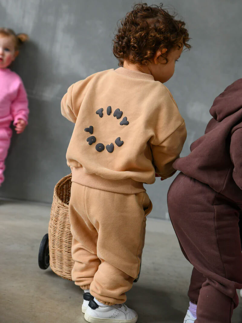 Bindi Puff Tracksuit - Fawn/Cocoa