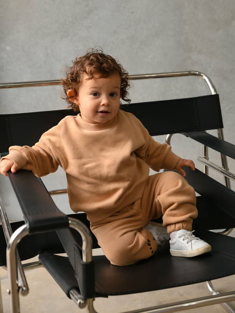 Bindi Puff Tracksuit - Fawn/Cocoa