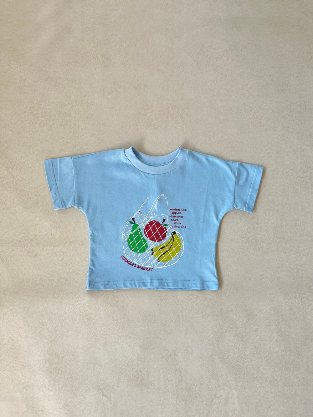 Farmers Market Relaxed Tee - Sky