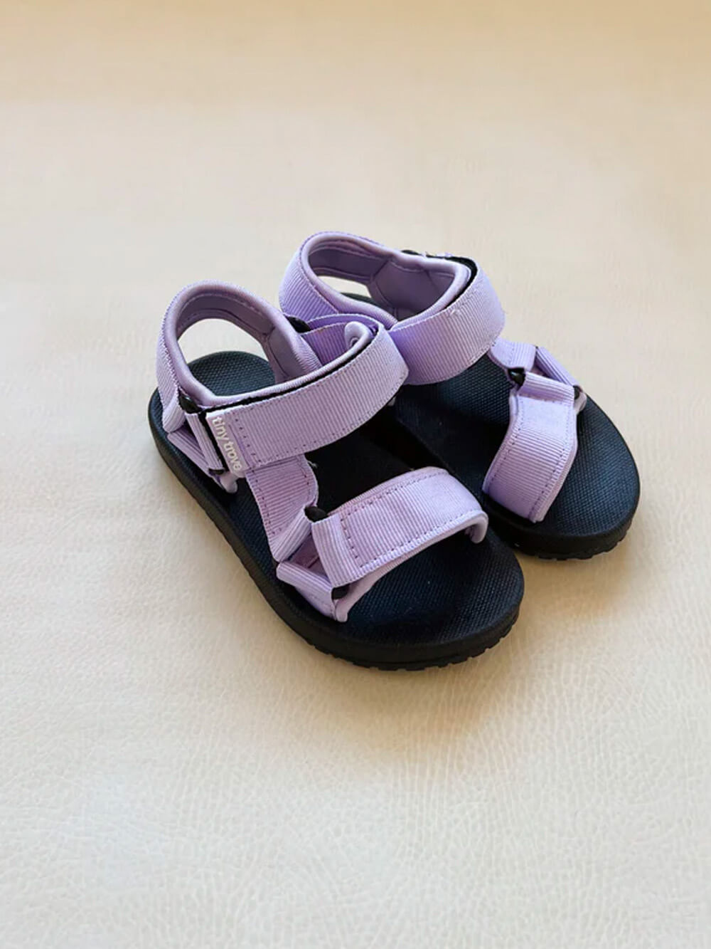 Olympia Velcro Sandals - Lilac