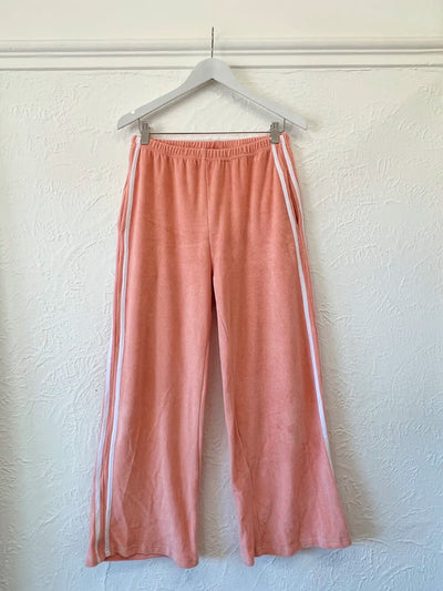 Lindie Terry Racer Pants - Blush