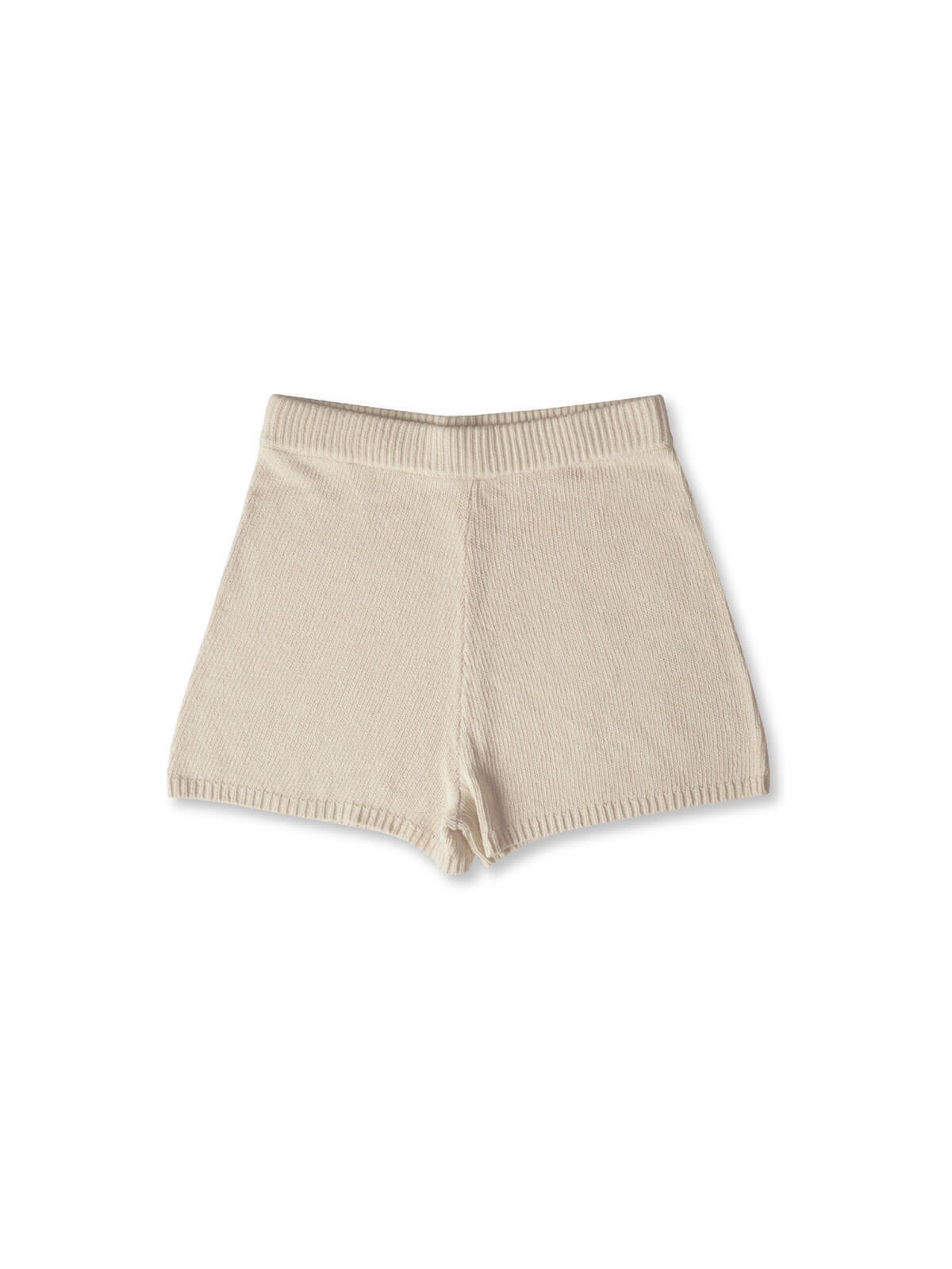 Ladies Beach Knit Shorts - Milk