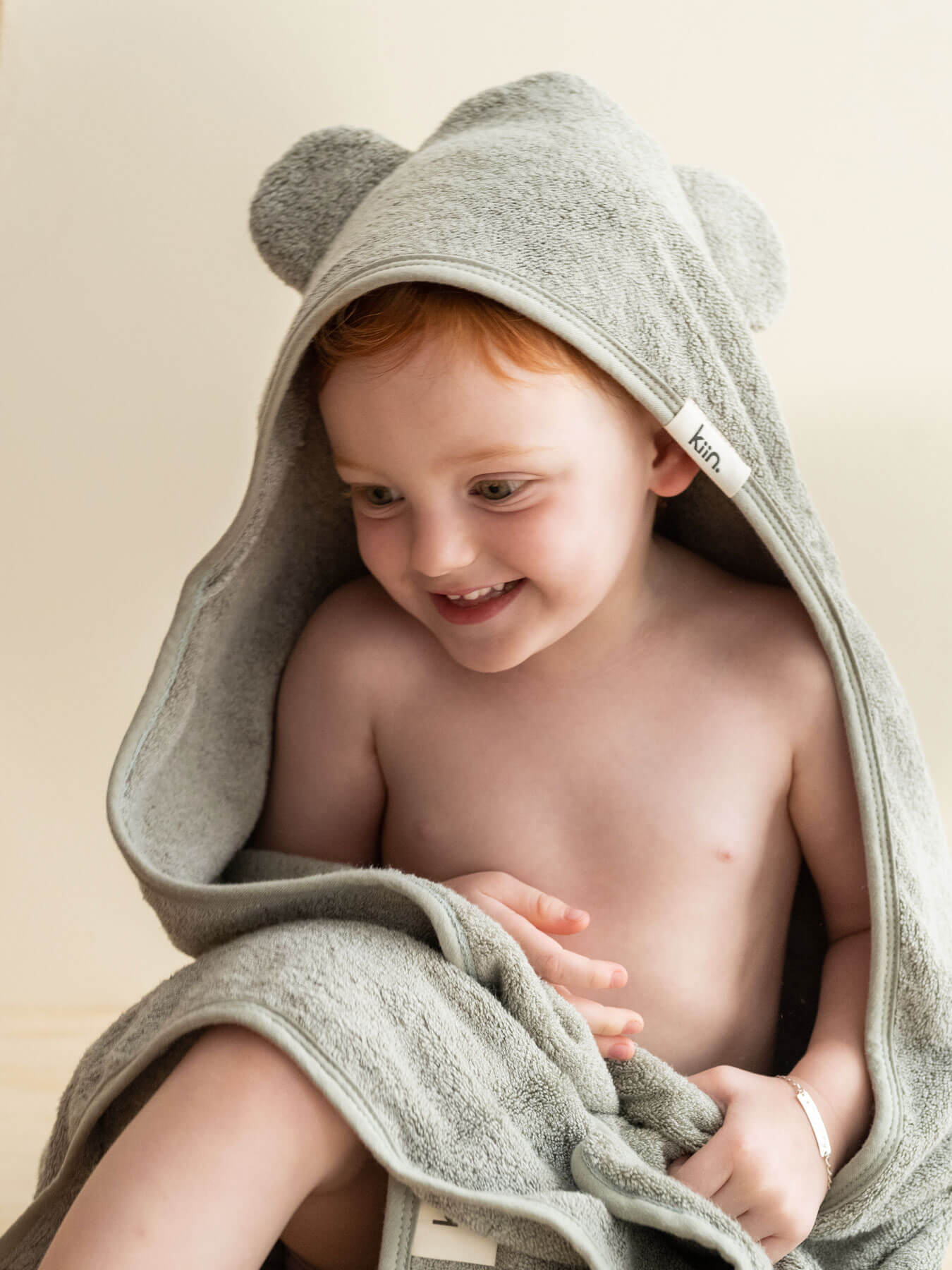 Hooded Towel - Sage