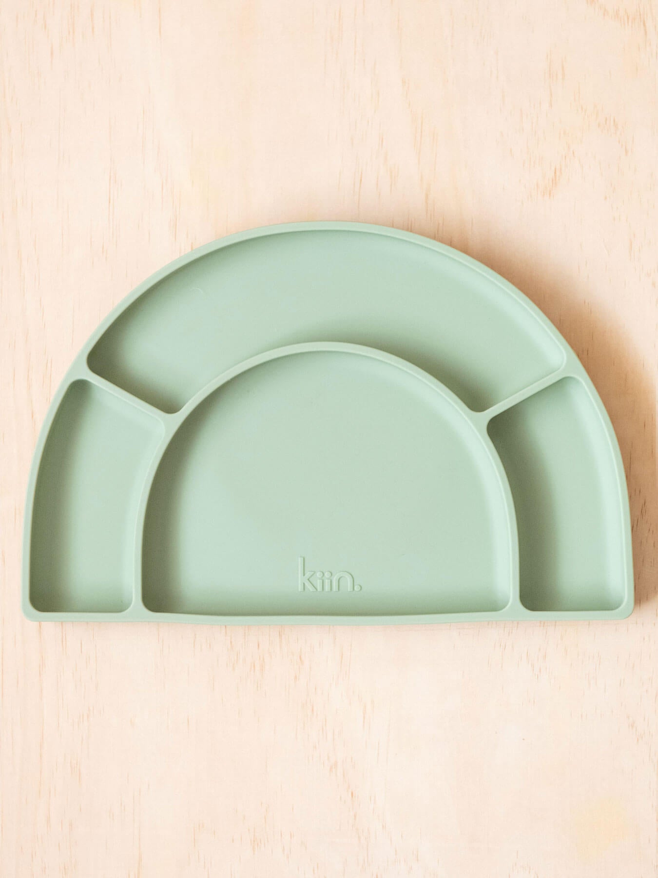 Silicone Divided Plate - Sage