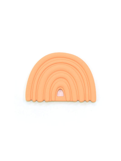 Silicone Rainbow Teether - Peach