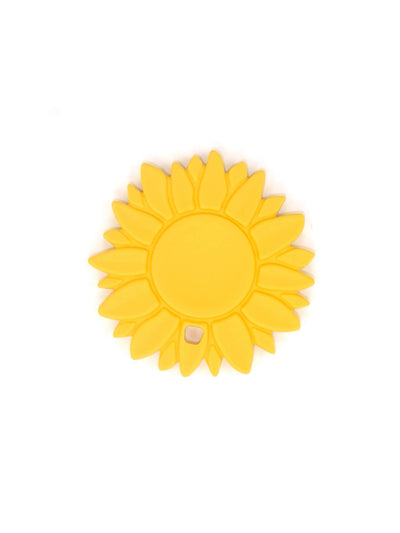 Silicone Sunflower Teether - Lemon