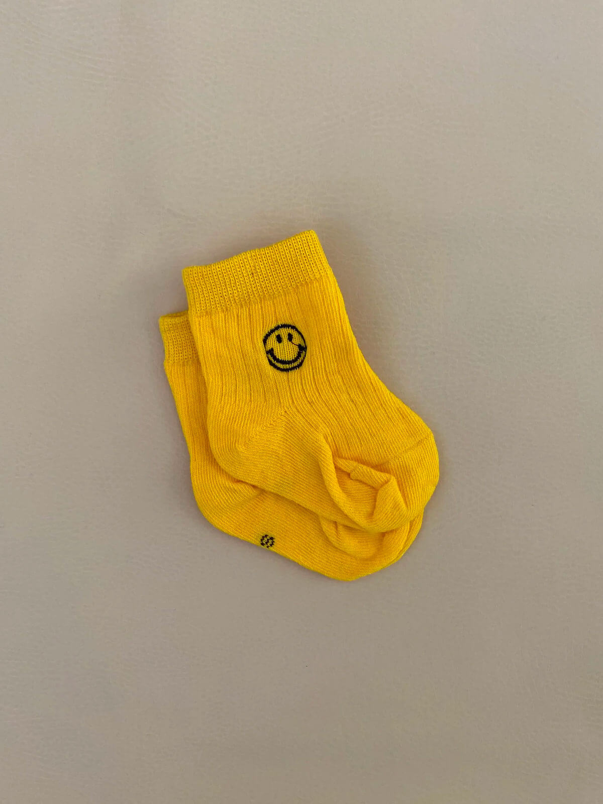Smiley Face Socks - Lemon